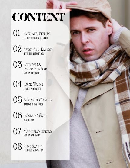 Антеймд, журнал. Мужской выпуск, июль 2026, выпуск 421 (UNTAMED MEN (Vol. 421 July 2026)), page 2