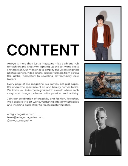 ARTEGO MAGAZINE - MEN NOVEMBER ISSUE 1117, page 2