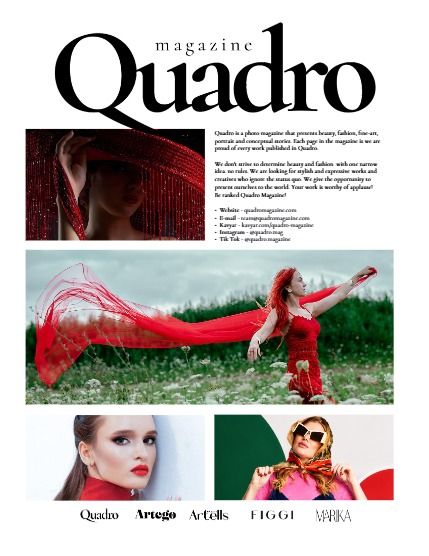 Квадро, журнал. Портрет, август, выпуск 1702 (QUADRO MAGAZINE - PORTRAIT AUGUST (Vol 1702)), page 2