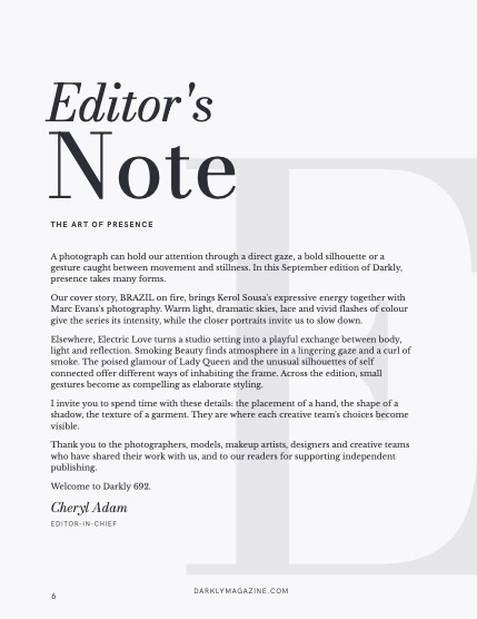 Darkly Issue 692 vol 1, September 2026, page 6