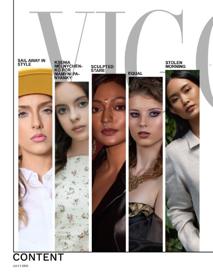 VIGOUR MAGAZINE Fashion & Beauty | July 2025  | Issue 09, page 2