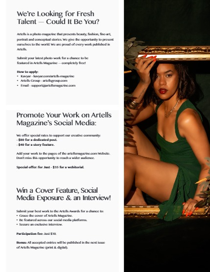 ARTELLS MAGAZINE - PORTRAIT AUGUST (Vol 3501), page 3