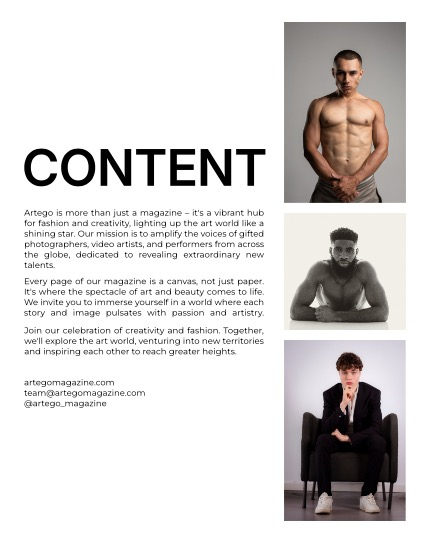 ARTEGO MAGAZINE - MEN APRIL ISSUE 780, page 2