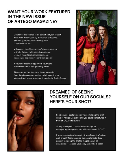 ARTEGO MAGAZINE - PORTRAIT MAY ISSUE 853, page 4