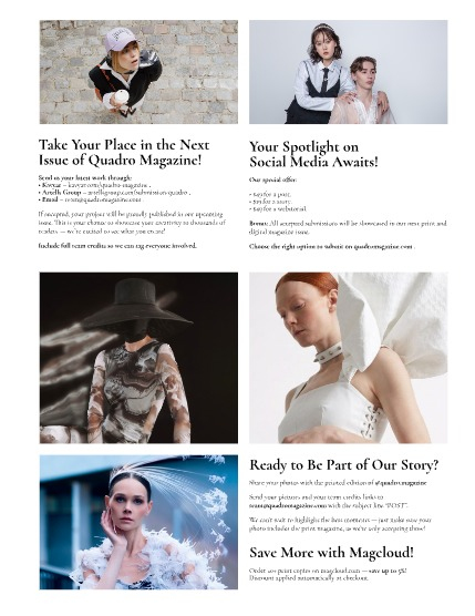 QUADRO MAGAZINE - FASHION & GLAMOUR AUGUST (Vol 1698), page 3