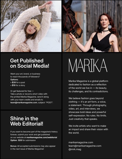 MARIKA MAGAZINE PORTRAIT (ISSUE 6267 - APRIL), page 2