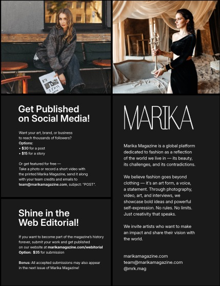 MARIKA MAGAZINE FASHION & GLAMOUR (ISSUE 5842 - AUGUST), page 2