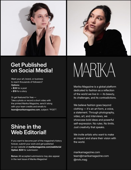MARIKA MAGAZINE FASHION & GLAMOUR (ISSUE 6256 - April), page 2
