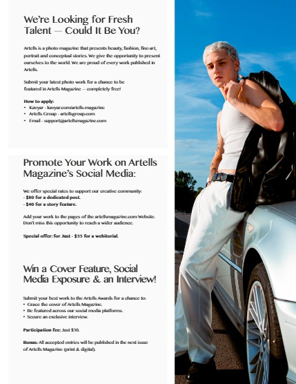 ARTELLS MAGAZINE - PORTRAIT JULY (Vol 3400), page 3