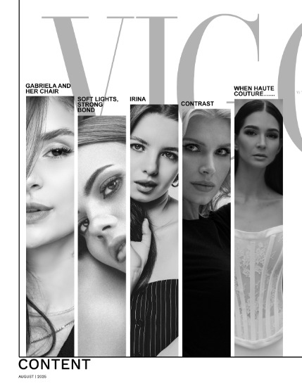 VIGOUR MAGAZINE The Black And White | August 2025 | Issue 01, page 2