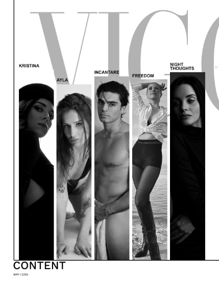 VIGOUR MAGAZINE Black And White | May 2025 | Issue 01, page 2