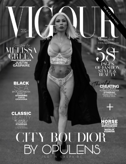 VIGOUR MAGAZINE The Black And White | August 2025 | Issue 03, page 1