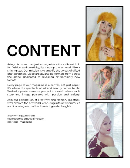 ARTEGO MAGAZINE - PORTRAIT SEPTEMBER ISSUE 1068, page 2