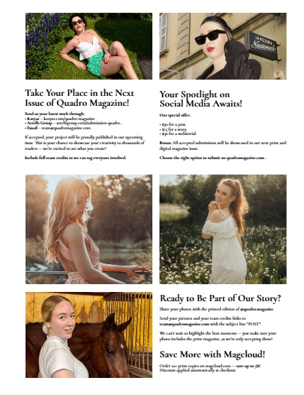 QUADRO MAGAZINE - PORTRAIT AUGUST (Vol 1263), page 3