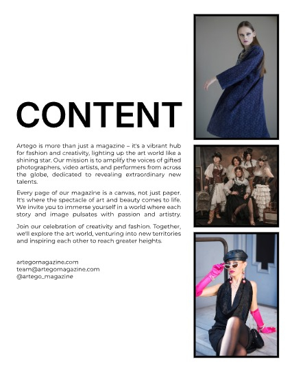 ARTEGO MAGAZINE -  FASHION & GLAMOUR NOVEMBER ISSUE 1124, page 2