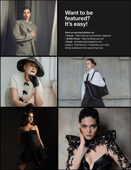 MARIKA MAGAZINE FASHION & GLAMOUR (ISSUE 5847 - AUGUST), page 3