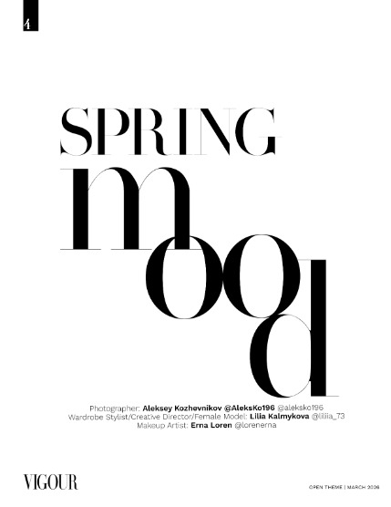 VIGOUR MAGAZINE OPEN THEME | March 2026 | Issue 01, page 4