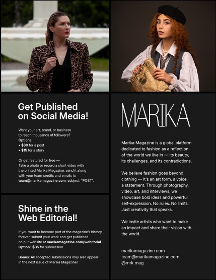 MARIKA MAGAZINE PORTRAIT (ISSUE 5863 - AUGUST), page 2