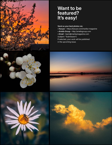 MARIKA MAGAZINE NATURE & TRAVELS (ISSUE 5678 - MAY), page 3