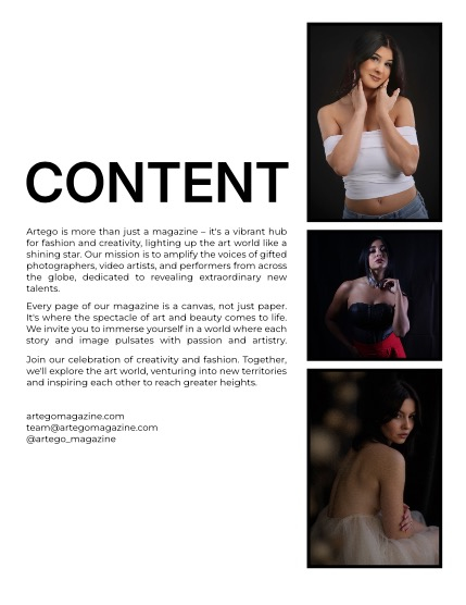 ARTEGO MAGAZINE - PORTRAIT MAY ISSUE 861, page 2