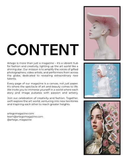 ARTEGO MAGAZINE - FINE-ART & AI JUNE ISSUE 883, page 2