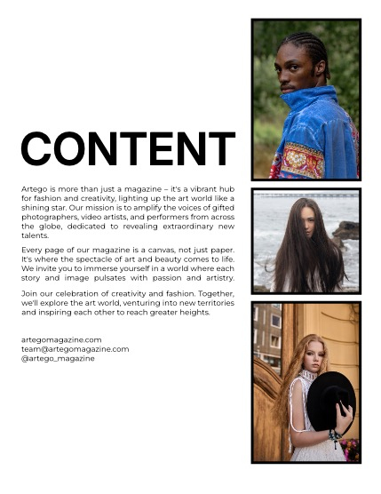 ARTEGO MAGAZINE - PORTRAIT AUGUST ISSUE 1017, page 2