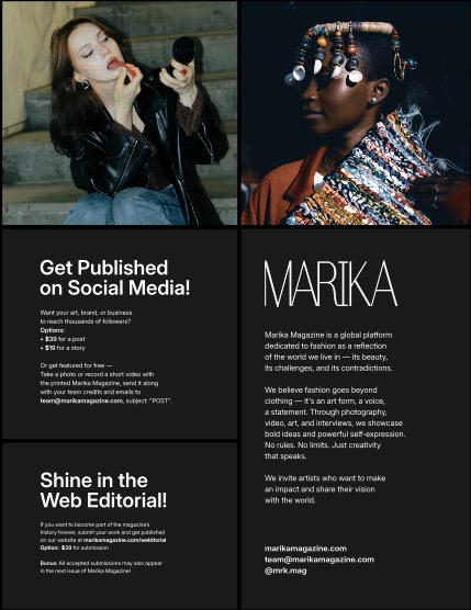 MARIKA MAGAZINE PORTRAIT (ISSUE 6328 - JUNE), page 2