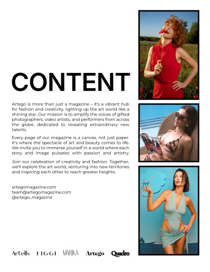 ARTEGO MAGAZINE - PORTRAIT SEPTEMBER ISSUE 1496, page 2