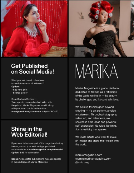 MARIKA MAGAZINE PORTRAIT (ISSUE 6257 - APRIL), page 2