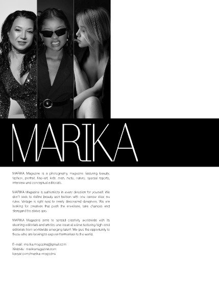 MARIKA MAGAZINE GLAMOUR (ISSUE 3436 - JANUARY), page 2