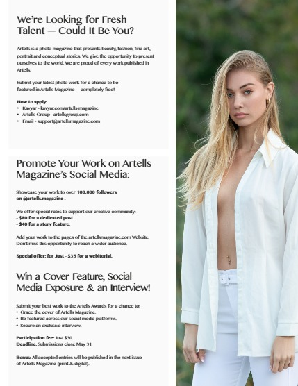 ARTELLS MAGAZINE - PORTRAIT JUNE (Vol 3322), page 3