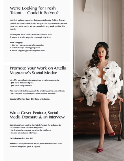ARTELLS MAGAZINE - PORTRAIT JULY (Vol 3396), page 3