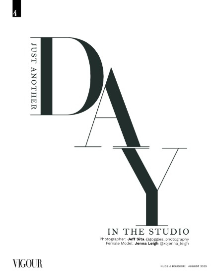 VIGOUR MAGAZINE The Nude & Boudoir | August 2025 | Issue 04, page 4