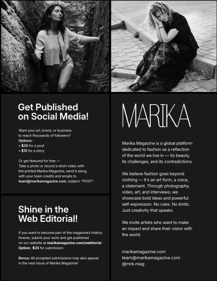 MARIKA MAGAZINE PORTRAIT (ISSUE 5924 - SEPTEMBER), page 2