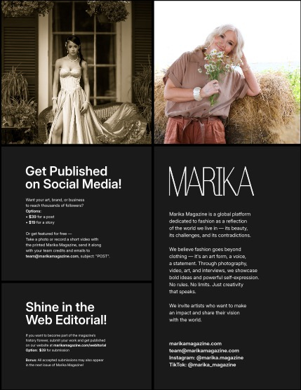 MARIKA MAGAZINE PORTRAIT (ISSUE 6420 - SEPTEMBER), page 2