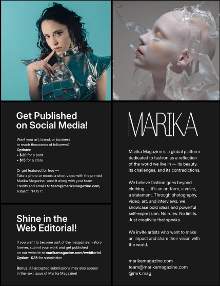 MARIKA MAGAZINE FASHION & GLAMOUR (ISSUE 5722 - JUNE), page 2