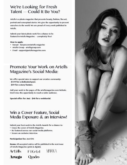 Артеллс, журнал. Портрет, июнь, выпуск 4129 (ARTELLS MAGAZINE - PORTRAIT JUNE (Vol 4129)), page 3