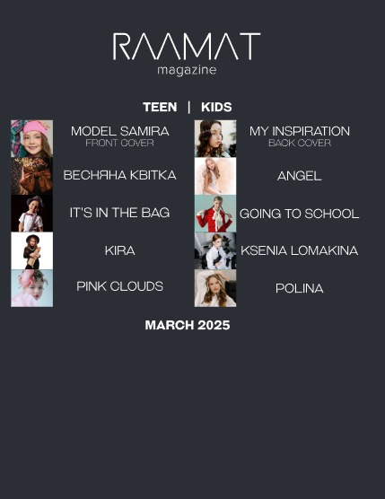 RAAMAT Magazine March 2025 Teen&Kids Edition Issue 3, page 3