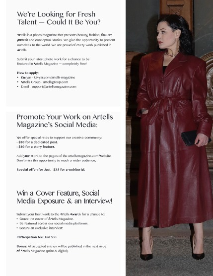 ARTELLS MAGAZINE - FASHION & GLAMOUR JULY (Vol 3381), page 3