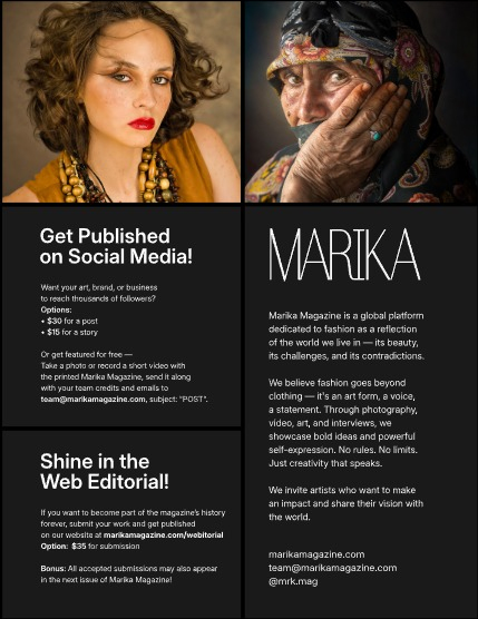 MARIKA MAGAZINE PORTRAIT  (ISSUE 5981 - OCTOBER), page 2