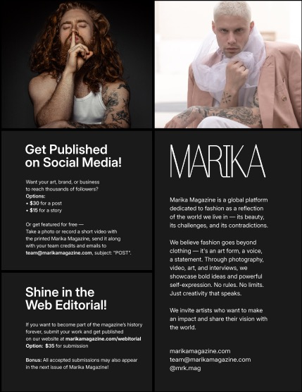 MARIKA MAGAZINE MEN (ISSUE 6201 - MARCH), page 2