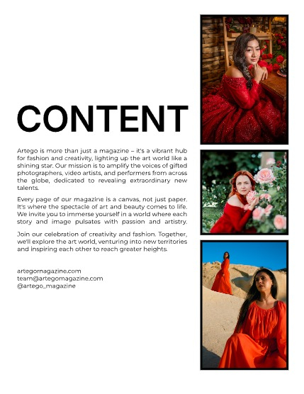 ARTEGO MAGAZINE - PORTRAIT OCTOBER ISSUE 1102, page 2