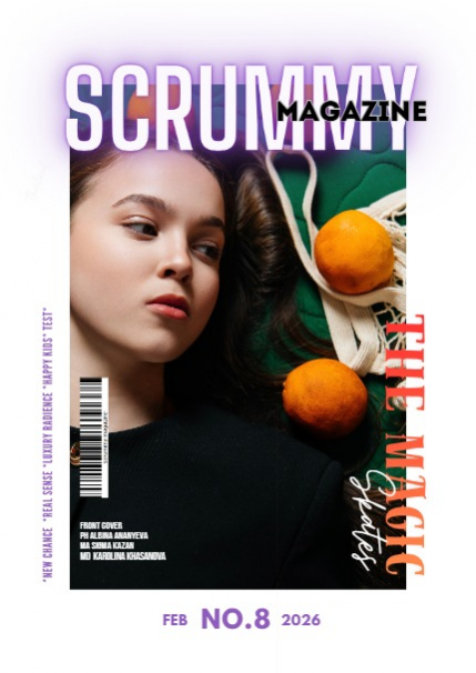 SCRUMMY MAGAZINE FEB 8/2026, page 1