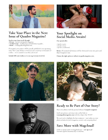 QUADRO MAGAZINE - MEN APRIL (Vol 1533), page 3