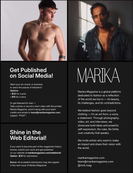 MARIKA MAGAZINE MEN (ISSUE 5717 - JUNE), page 2
