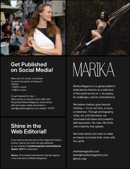 MARIKA MAGAZINE PORTRAIT (ISSUE 6048 - NOVEMBER), page 2