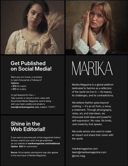 MARIKA MAGAZINE PORTRAIT (ISSUE 6046 - NOVEMBER), page 2