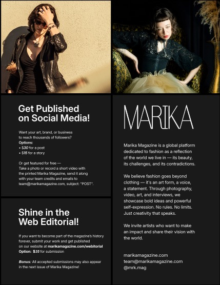 MARIKA MAGAZINE FASHION & GLAMOUR (ISSUE 6205 - MARCH), page 2