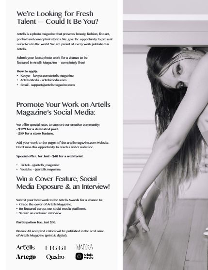 Артеллс, журнал. Портрет, октябрь, выпуск 4324 (ARTELLS MAGAZINE - PORTRAIT OCTOBER (Vol 4324)), page 3