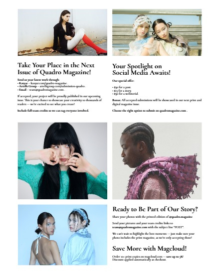 QUADRO MAGAZINE - FASHION & GLAMOUR JULY (Vol 1184), page 3